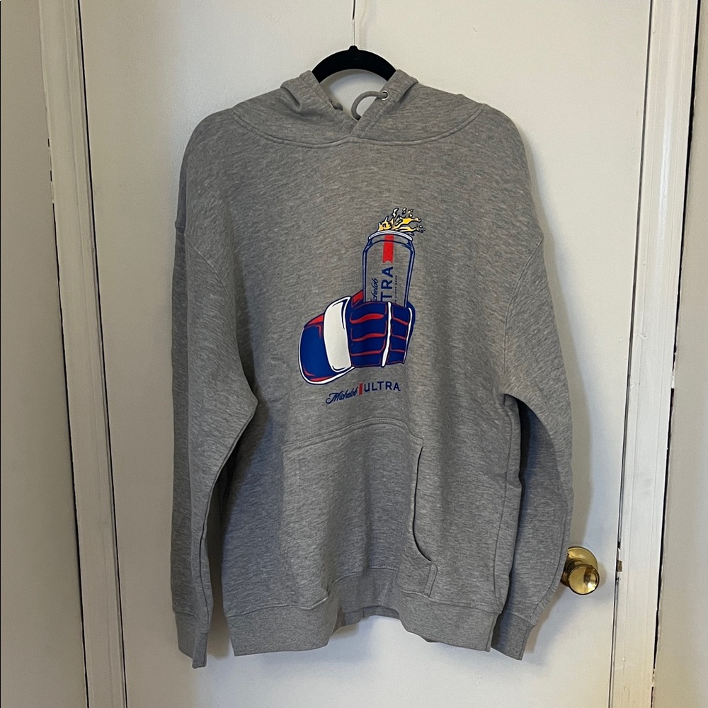 Gray NHL Michelob Ultra Hoodie